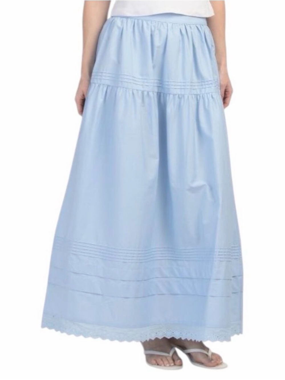 O.P.T Blue Poplin Skirt